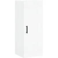 vidaXL Wandkast 34,5x34x90 cm bewerkt hout wit
