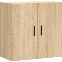 vidaXL Wandkast 60x31x60 cm bewerkt hout sonoma eikenkleurig