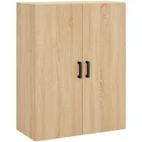vidaXL Wandkast 69,5x34x90 cm sonoma eikenkleurig