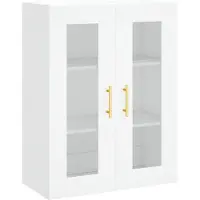vidaXL Wandkast 69,5x34x90 cm wit