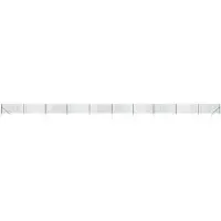 vidaXL Draadgaashek met grondankers 1,1x25 m groen