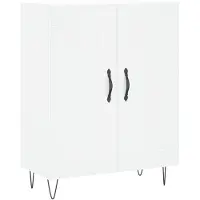 vidaXL Dressoir 69,5x34x90 cm bewerkt hout wit
