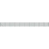 vidaXL Draadgaashek met flens 2x25 m groen
