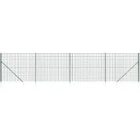 vidaXL Draadgaashek met grondankers 1,8x10 m groen
