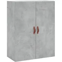 vidaXL Wandkast 69,5x34x90 cm betongrijs