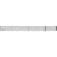 vidaXL Draadgaashek met flens 1,6x25 m groen