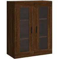 vidaXL Bovenkast 69,5x34x90 cm bruin eikenkleur