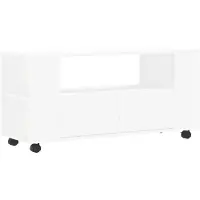 vidaXL Tv-meubel 102x34,5x43 cm bewerkt hout wit