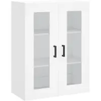 vidaXL Bovenkast 69,5x34x90 cm wit