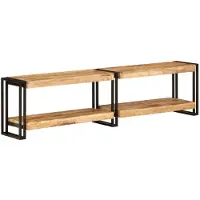 vidaXL Tv-meubel 160x30x40 cm massief mangohout