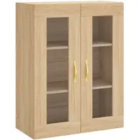 vidaXL Bovenkast 69,5x34x90 cm sonoma eikenkleurig