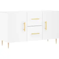 vidaXL Dressoir 100x36x60 cm bewerkt hout wit