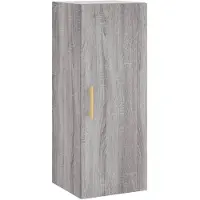 vidaXL Bovenkast 34,5x34x90 cm grijs sonoma eikenkleurig