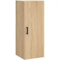 vidaXL Bovenkast 34,5x34x90 cm sonoma eikenkleurig