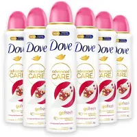 Dove - Anti-Transpirant Deodorant Spray - Advanced Care - Pomegranate & Lemon Verbena - 6 x 150 ml
