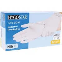 Hygonorm wegwerp handschoenen nitril poedervrij wit maat XXL - 90 stuks