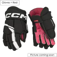 CCM - Next - IJshockeyhandschoenen - Kinderen - Rood - Wit - 10