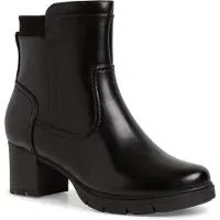 Jana Damenschuhe Stiefeletten Schwarz Freizeit