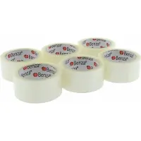 Benza - Verpakkingstape Extra sterk Breed Plakband 48 mm x 66 mtr - 6 rollen