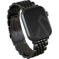 Burga Stalen bandje voor de Apple Watch | 44/45/46/49 mm - Zwart