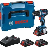 Bosch GSR18V-90C 18V Li-ion accu Schroefboormachine set (3x 4Ah accu) in L-Boxx - 64Nm