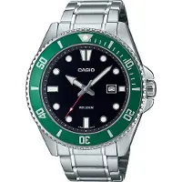 Casio Collection MDV-107D-3AVEF Horloge - Staal - Zilverkleurig - Ø 44 mm