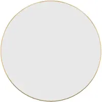 vidaXL Wandspiegel rond Ø60 cm goudkleurig