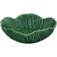 Bordallo Pinheiro Natural Couve Schaaltje - Koolblad - Groen - Ø 15 cm - set van 4