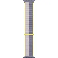 Apple Watch 38/40/41 mm Nylon Sport Loop Horlogeband Lavendelgrijs/zacht lila