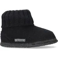 Bergstein Cozy pantoffel Zwart Jongens/Meisjes Wol Effen - maat 30
