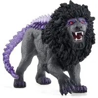 Schleich Figurine Leeuw der Duisternis - Hoogwaardig Gedetailleerde en Realistische Figurine met Transparante Staart - Speelgoed voor Jongens en Meisjes -