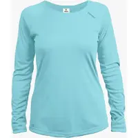 Vapor Apparel - UV-shirt met lange mouwen voor dames - lichtblauw - maat XL