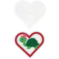 Hama Plaque Hart - - Creatieve Ondersteuning Kind - Multikleur - 18x1x16cm