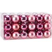 Casaria Kerstballen Roze 54-delig