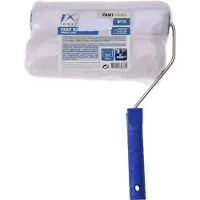 Fx Tools Verfroller/vachtroller met beugel - 20 cm - incl. extra roller - Verfrollers
