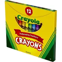 Crayola crayons - set van 12 gekleurde waskrijtjes