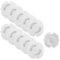 Intirilife wandcontactdoosafdekking WIT - set van 20 wandcontactdoosbeschermers zonder lijm voor betere bescherming - wandcontactdoosbescherming zonder lijm