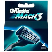 Gillette Mach3 Scheermesjes 4 stuks