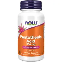 NOW,NOW Foods,NOW,NOW Foods Pantotheenzuur 500 mg 100 caps