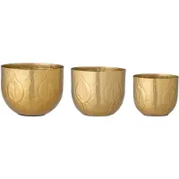 Creative Collection Bati bloempot, messing, ijzer