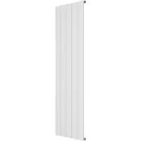 VIPERA Mares enkele handdoekradiator 47 x 180 cm centrale verwarming mat wit zij- en middenaansluiting 1315W