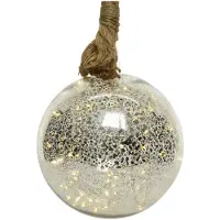 Lumineo - micro LED bal touw bo d20cm-40L wwt