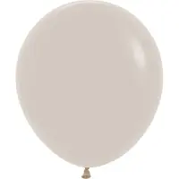 Sempertex Grote ballonnen, Latex, White sand, 45 cm, 25 stuk(s)