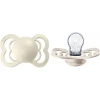 BIBS supreme | Fopspeen | Silicone | Ivory | T1 | 0-6 maand
