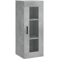 vidaXL Wandkast 34,5x34x90 cm betongrijs