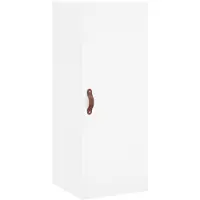 vidaXL Bovenkast 34,5x34x90 cm wit