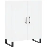 vidaXL Dressoir 69,5x34x90 cm bewerkt hout wit