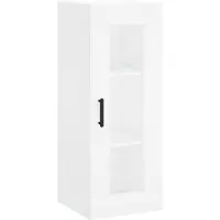 vidaXL Bovenkast 34,5x34x90 cm wit