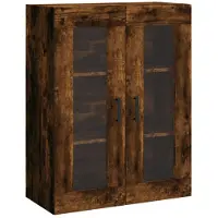 vidaXL Wandkast 69,5x34x90 cm gerookt eikenkleurig