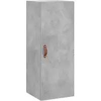 vidaXL Bovenkast 34,5x34x90 cm betongrijs